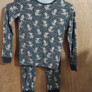 Sweet Bamboo Dragon Pj Set Size 7